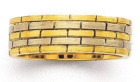 ring that looks like it's made out of yellow bricks